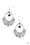 Garden Society Black Paparazzi Earrings Cashmere Pink Jewels