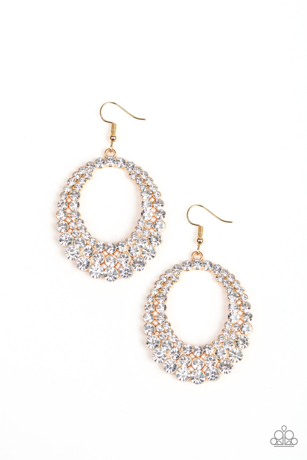 Universal Shimmer Gold Paparazzi Earrings Cashmere Pink Jewels - Cashmere Pink Jewels & Accessories, Cashmere Pink Jewels & Accessories - Paparazzi
