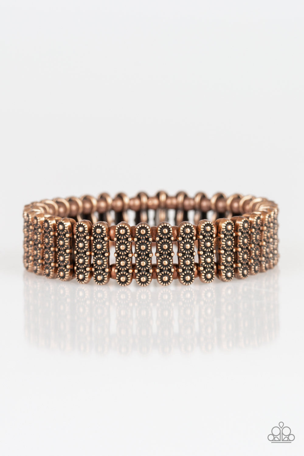 Rise With The Sun Copper Paparazzi Bracelet Cashmere Pink Jewels