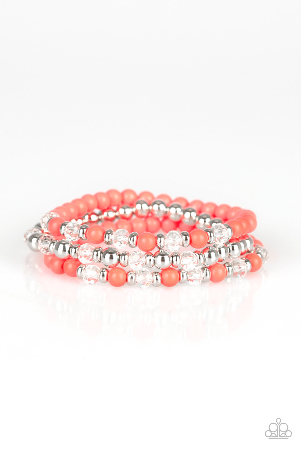 Irresistibly Irresistible Orange Paparazzi Bracelets Cashmere Pink Jewels - Cashmere Pink Jewels & Accessories, Cashmere Pink Jewels & Accessories - Paparazzi
