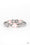 Uptown Tease Pink Paparazzi Bracelet Cashmere Pink Jewels