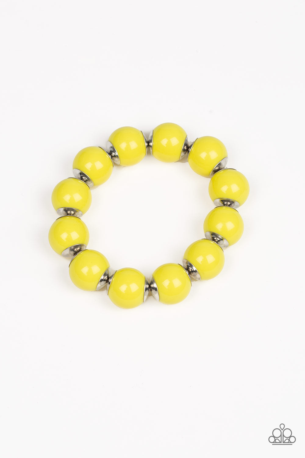 Everyday Eye Candy Yellow Paparazzi Necklaces Cashmere Pink Jewels - Cashmere Pink Jewels & Accessories, Cashmere Pink Jewels & Accessories - Paparazzi