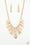 Texture Tigress Gold Paparazzi Necklace Cashmere Pink Jewels