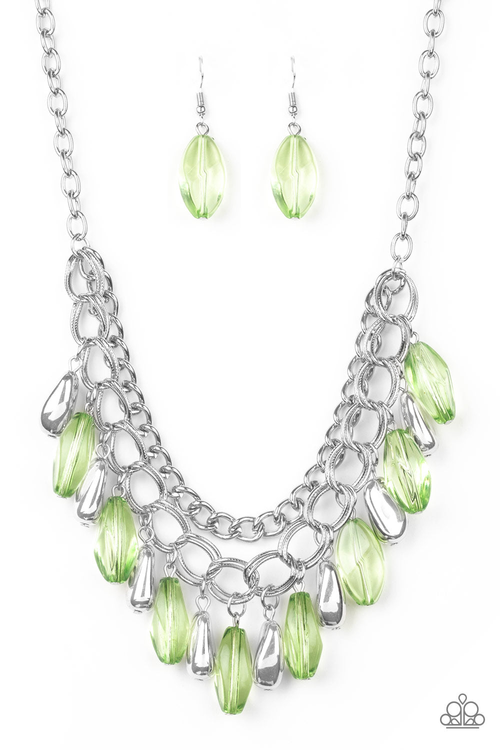 Spring Daydream Green Paparazzi Necklaces Cashmere Pink Jewels - Cashmere Pink Jewels & Accessories, Cashmere Pink Jewels & Accessories - Paparazzi