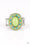 Colorfully Rustic Green Paparazzi Ring Cashmere Pink Jewels