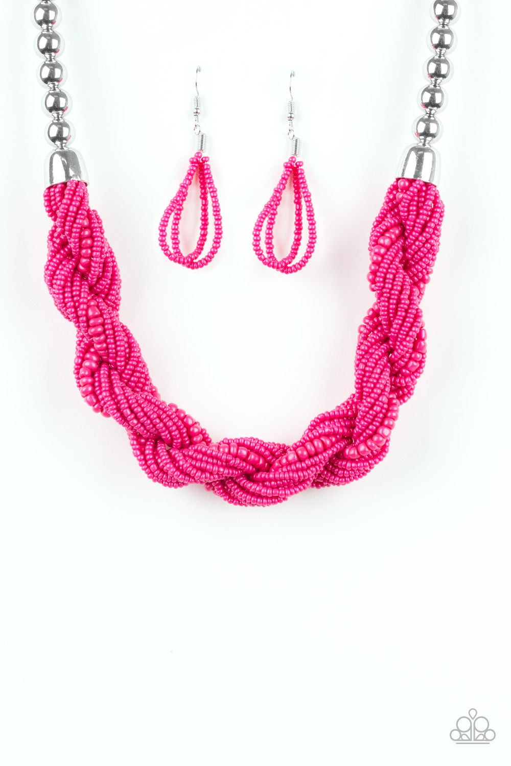 Savannah Surfin Pink Paparazzi Necklace Cashmere Pink Jewels - Cashmere Pink Jewels & Accessories, Cashmere Pink Jewels & Accessories - Paparazzi