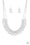 Street Meet and Greet Silver Paparazzi Necklace Cashmere Pink Jewels