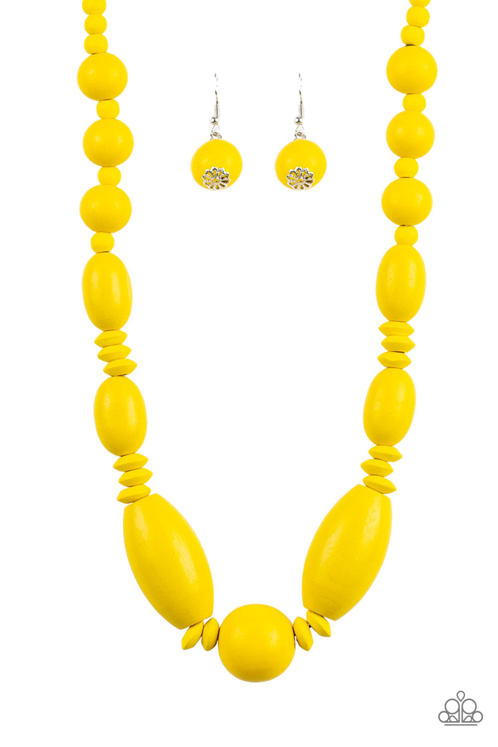 Summer Breezin Yellow Paparazzi Necklace Cashmere Pink Jewels - Cashmere Pink Jewels & Accessories, Cashmere Pink Jewels & Accessories - Paparazzi