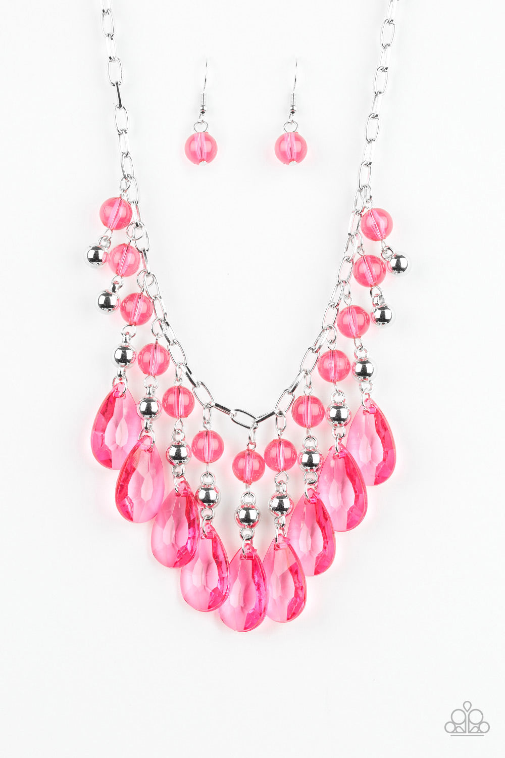 Beauty School Drop Out Pink Paparazzi Necklaces Cashmere Pink Jewels - Cashmere Pink Jewels & Accessories, Cashmere Pink Jewels & Accessories - Paparazzi