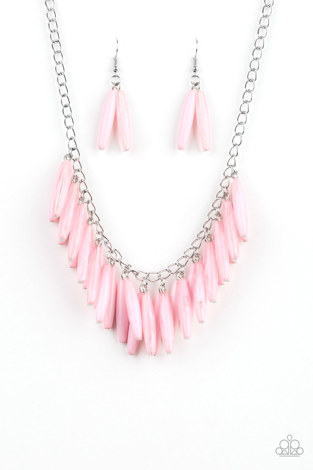 Full Of Flavor Pink Paparazzi Necklaces Cashmere Pink Jewels - Cashmere Pink Jewels & Accessories, Cashmere Pink Jewels & Accessories - Paparazzi