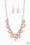 No Tears Left To Cry Orange Paparazzi Necklace Cashmere Pink Jewels