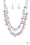 Kindhearted Heart Purple Paparazzi Necklace Cashmere Pink Jewels