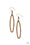 A Little GLOW-mance Copper Earrings Paparazzi Cashmere Pink Jewels