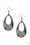 Mean Sheen Black Paparazzi Earrings Cashmere Pink Jewels