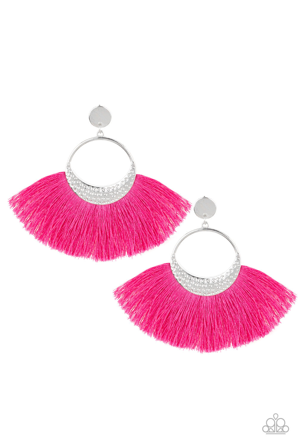 Spartan Spirit Pink Paparazzi Earrings Cashmere Pink Jewels - Cashmere Pink Jewels & Accessories, Cashmere Pink Jewels & Accessories - Paparazzi