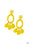 Sparkling Shores Yellow Paparazzi Earrings Cashmere Pink Jewels