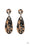 A HAUTE Commodity Black Paparazzi Earring Cashmere Pink Jewels