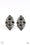 City Gardens Black Paparazzi  Earrings Clip-on Cashmere Pink Jewels