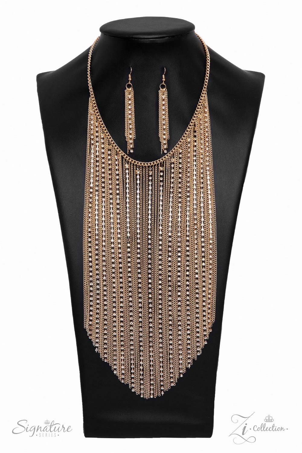 The Ramee Zi Collection Gold Paparazzi Necklace Cashmere Pink Jewels - Cashmere Pink Jewels & Accessories, Cashmere Pink Jewels & Accessories - Paparazzi