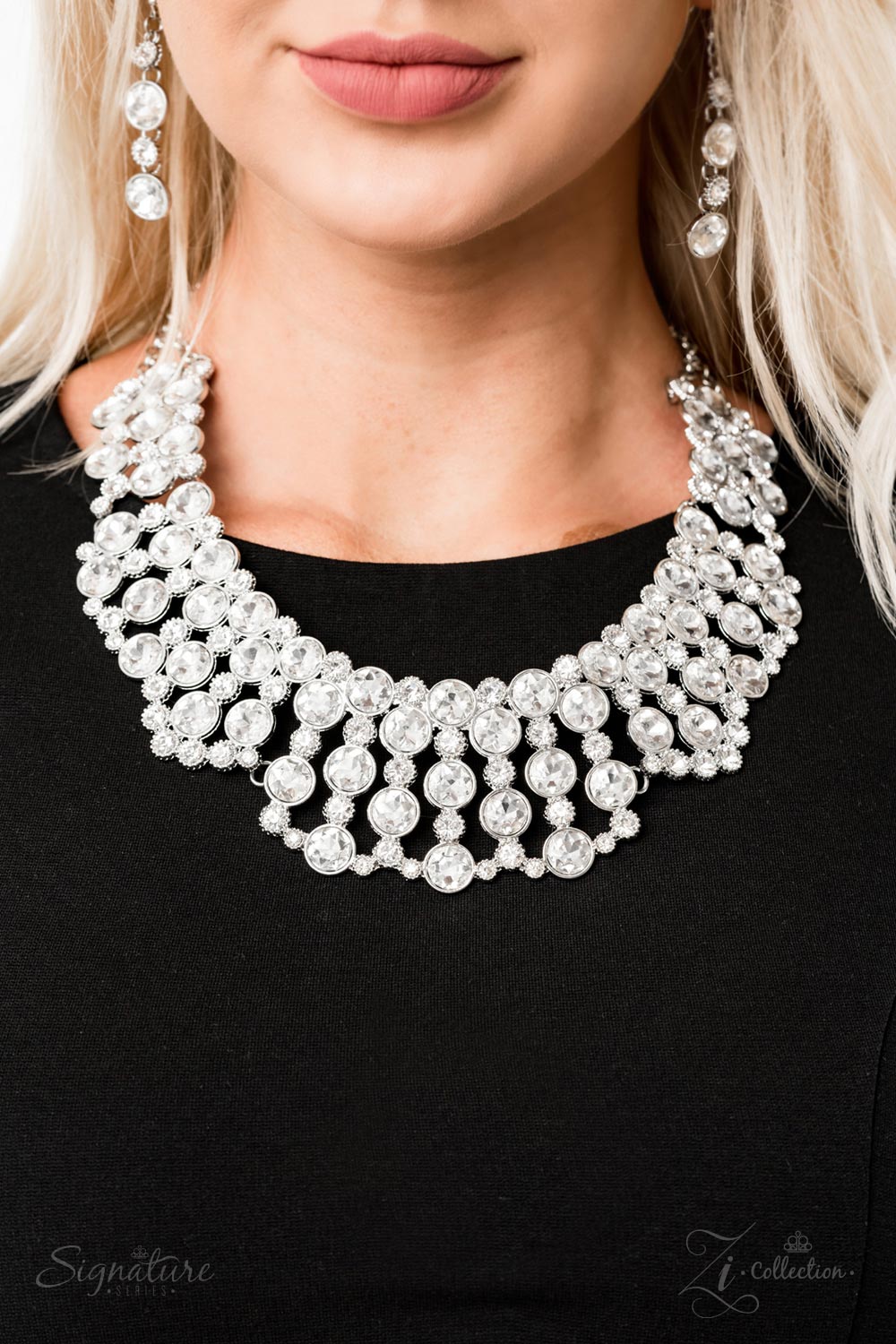 The Heather Zi Collection White Paparazzi Necklace Cashmere Pink Jewels - Cashmere Pink Jewels & Accessories, Cashmere Pink Jewels & Accessories - Paparazzi
