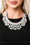 The Heather Zi Collection White Paparazzi Necklace Cashmere Pink Jewels