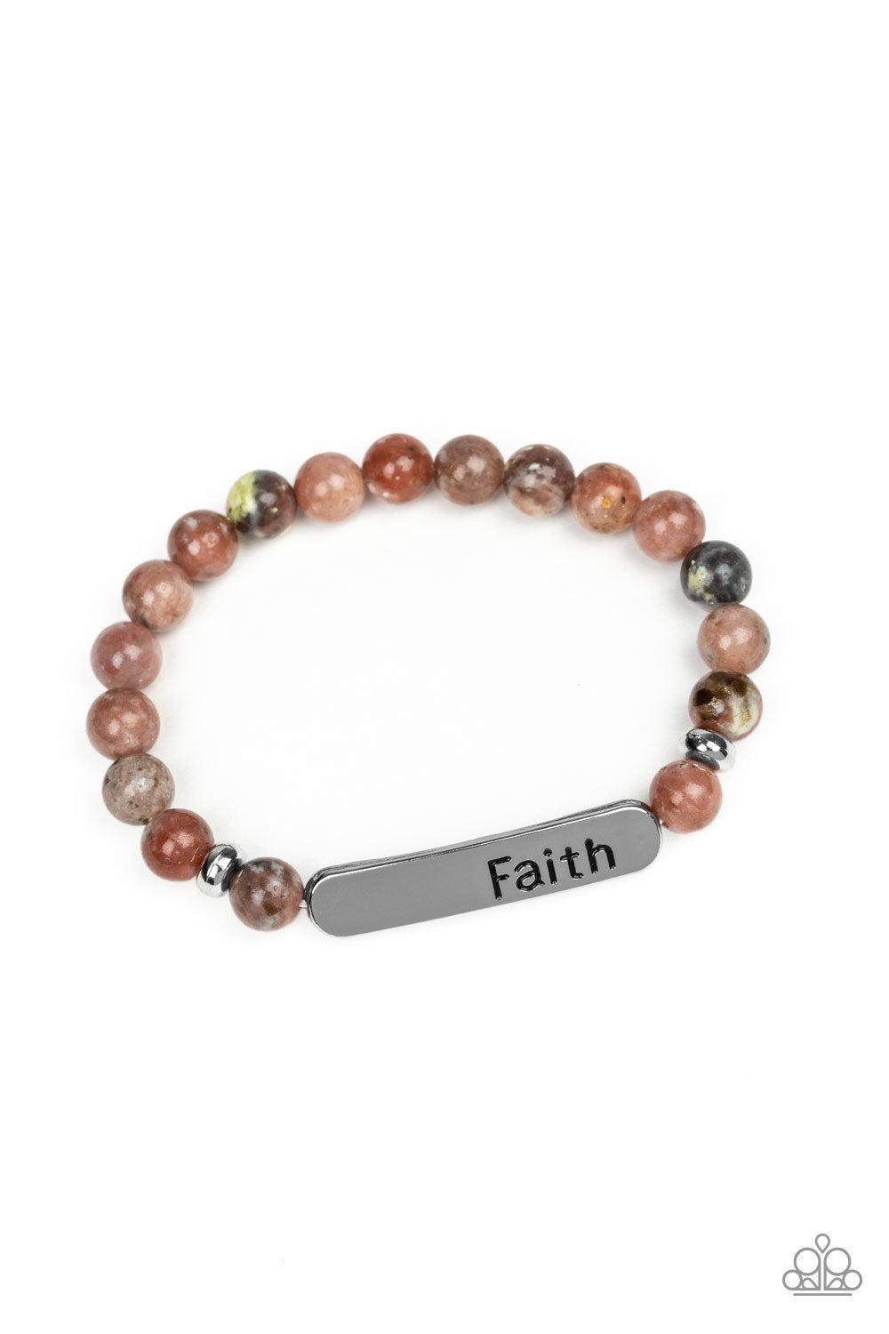 Faith In All Things Multi Paparazzi Bracelet Cashmere Pink Jewels - Cashmere Pink Jewels & Accessories, Cashmere Pink Jewels & Accessories - Paparazzi