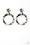 Fish Out Of Water White Paparazzi Earrings Cashmere Pink Jewels