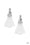 Taj Mahal Tourist White Paparazzi Earring Cashmere Pink Jewels