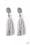 Va Va PLUME Silver Paparazzi Earrings Cashmere Pink Jewels