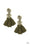 Tenacious Tassel Green Paparazzi Earrings Cashmere Pink Jewels