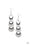 Take Your CHIME Silver Paparazzi Earrings Cashmere Pink Jewels