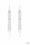 Center Stage Status White Paparazzi Earring Cashmere Pink Jewels