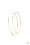 Whoop de Hoop Gold Paparazzi Earrings Cashmere Pink Jewels