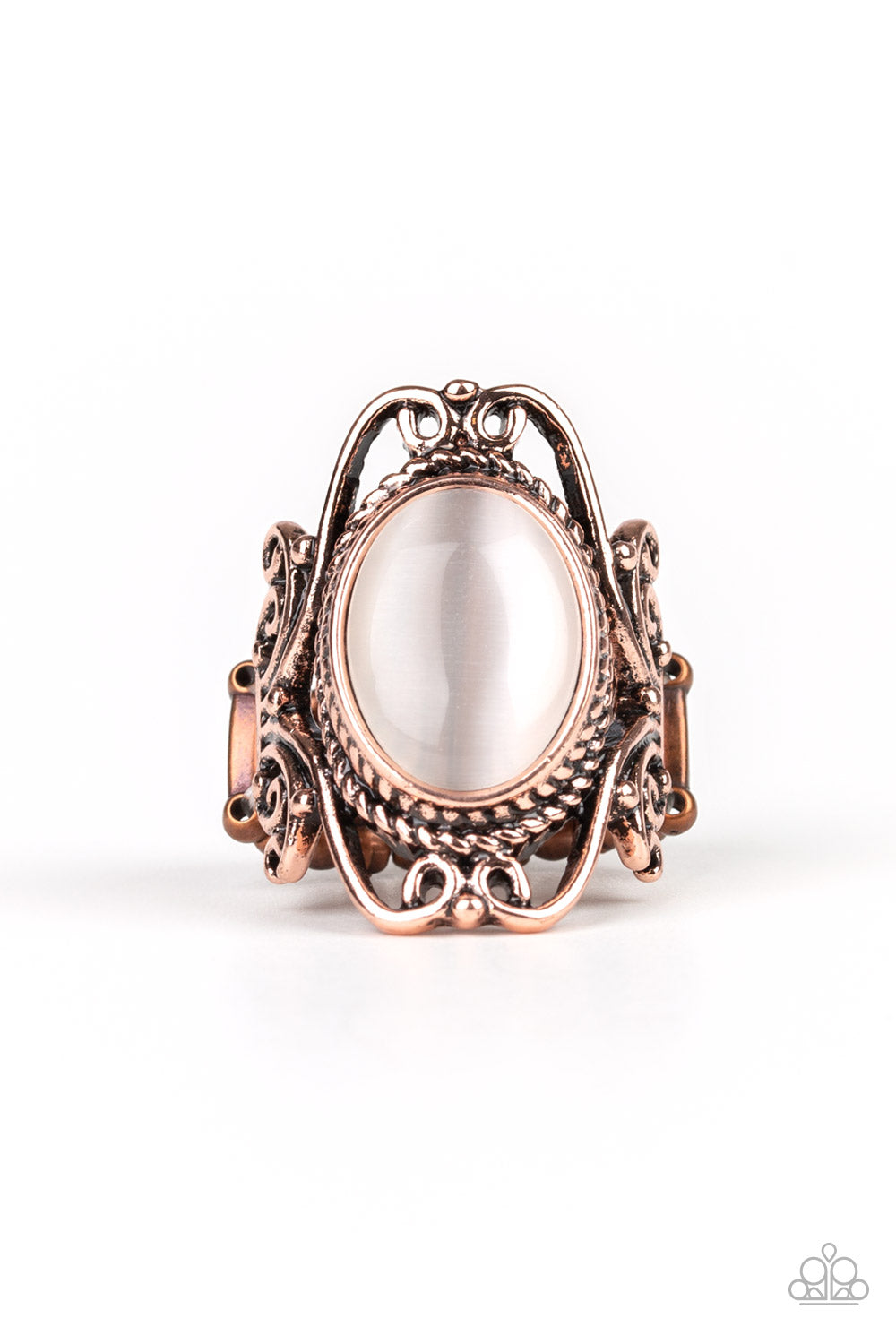 Fairytale Flair Copper Paparazzi Ring Cashmere Pink Jewels - Cashmere Pink Jewels & Accessories, Cashmere Pink Jewels & Accessories - Paparazzi