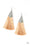 In Full PLUME Brown Paparazzi Earrings Cashmere Pink Jewels
