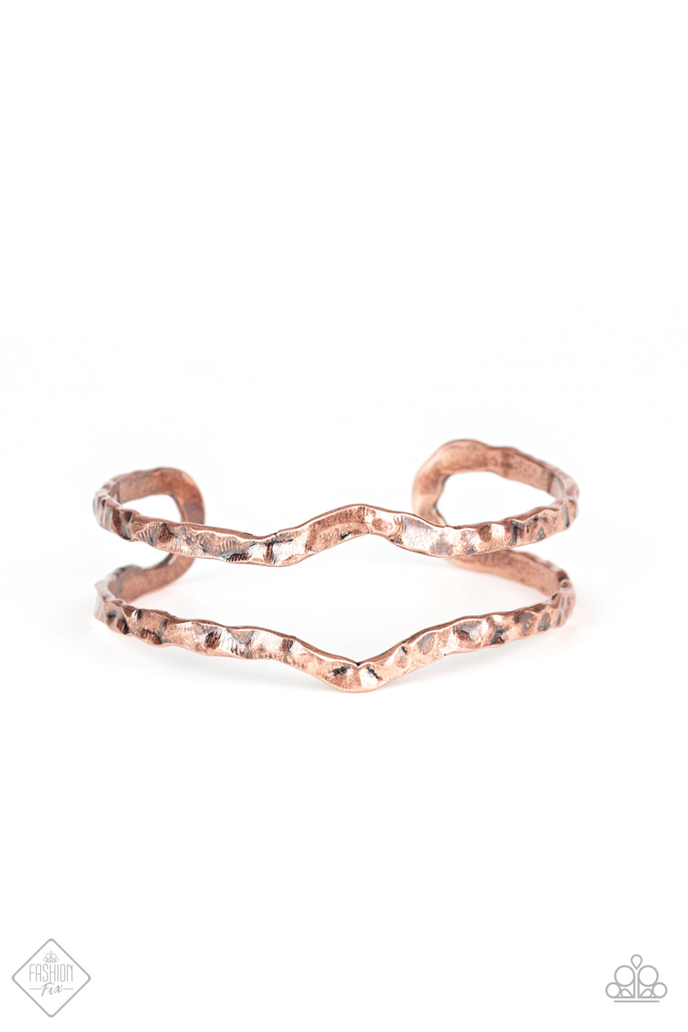 Rustic Ruler Copper Paparazzi Bracelet Cashmere Pink Jewels - Cashmere Pink Jewels & Accessories, Cashmere Pink Jewels & Accessories - Paparazzi