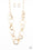 Natural-Born RINGLEADER Gold Paparazzi Necklace Cashmere Pink Jewels