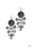 Turn On The BRIGHTS Black Paparazzi Earrings Cashmere Pink Jewels