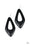 A SHORE Bet Black Paparazzi Earrings Cashmere Pink Jewels