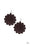 Coachella Cabaret Brown Paparazzi  Earrings Cashmere Pink Jewels