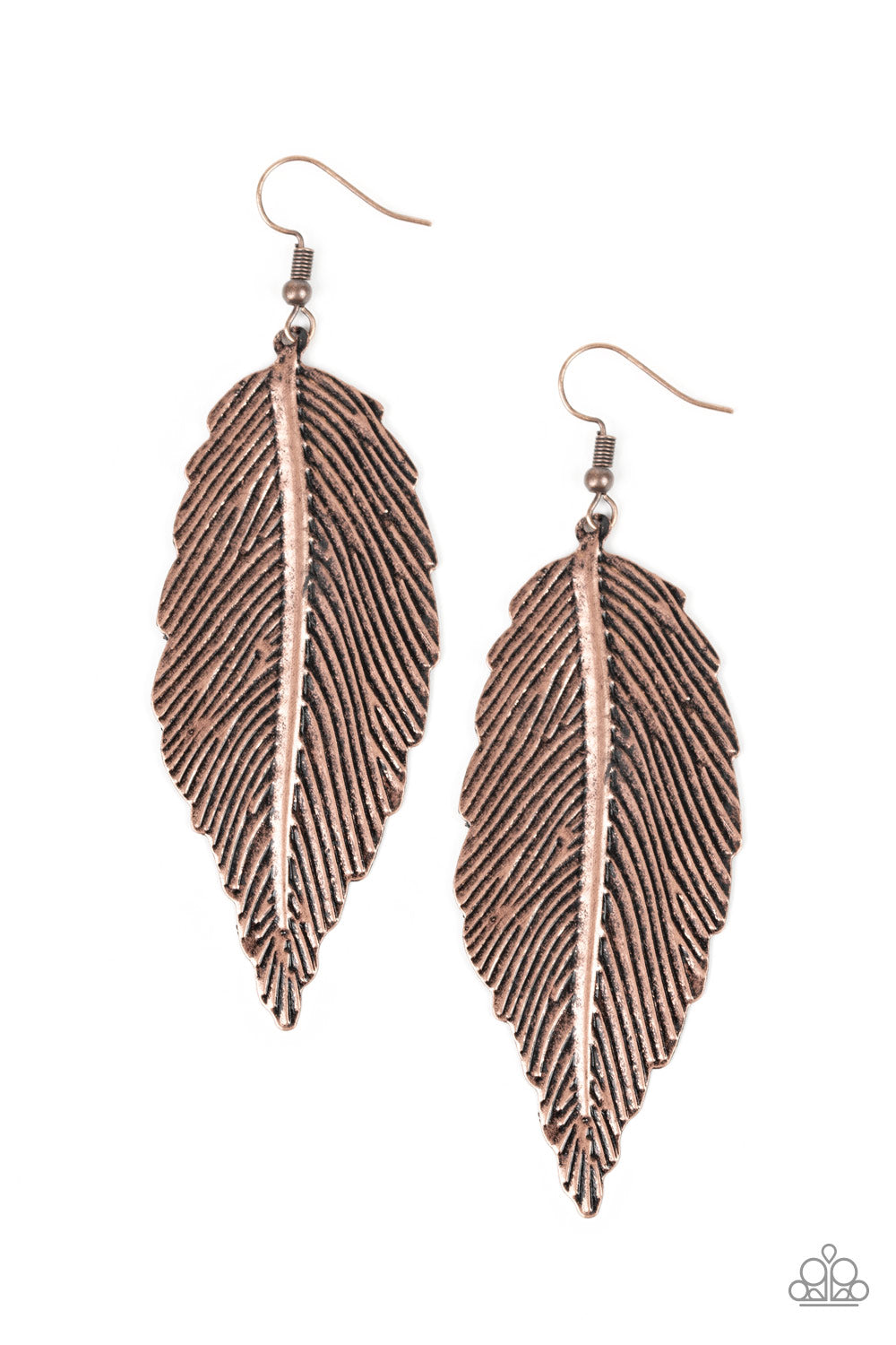 Lookin For A FLIGHT Copper Paparazzi  Earrings Cashmere Pink Jewels - Cashmere Pink Jewels & Accessories, Cashmere Pink Jewels & Accessories - Paparazzi