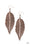 Lookin For A FLIGHT Copper Paparazzi  Earrings Cashmere Pink Jewels