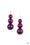 Material World Purple Paparazzi Earrings Cashmere Pink Jewels