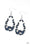 To BEDAZZLE, Or Not To BEDAZZLE Blue Paparazzi Earring Cashmere Pink Jewels