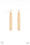 Rebel Refinement Gold Paparazzi Earrings Cashmere Pink Jewels