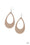 What a Natural Brown Paparazzi Earrings Cashmere Pink Jewels