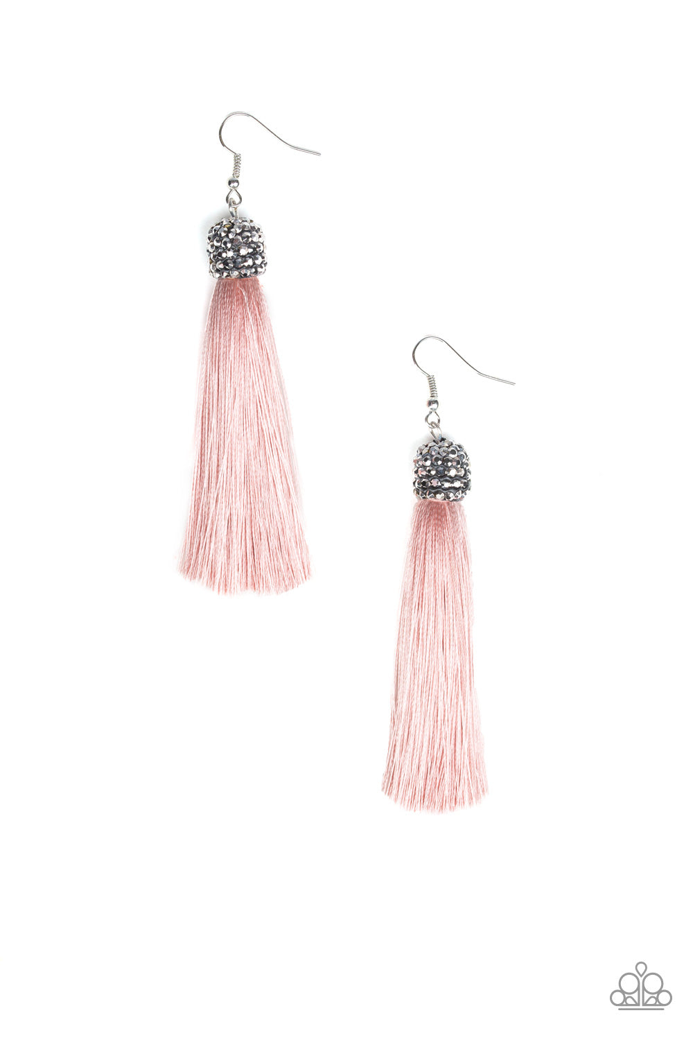 Make Room For Plume Pink Paparazzi Earrings Cashmere Pink Jewels - Cashmere Pink Jewels & Accessories, Cashmere Pink Jewels & Accessories - Paparazzi