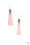 Make Room For Plume Pink Paparazzi Earrings Cashmere Pink Jewels