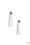 Make Room For Plume White Paparazzi Earring Cashmere Pink Jewels
