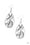 Underestimated Silver Paparazzi Earrings Cashmere Pink Jewels